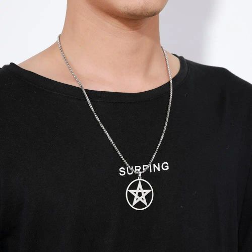 Skyrim Stainless Steel Pendant Necklace - Durable & Trendy Design