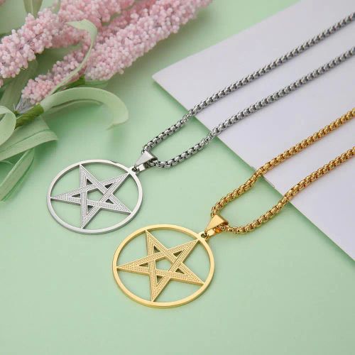 Skyrim Stainless Steel Pendant Necklace - Durable & Trendy Design