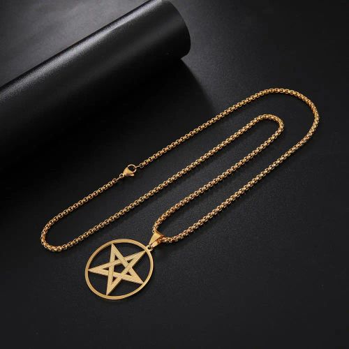 Skyrim Stainless Steel Pendant Necklace - Durable & Trendy Design