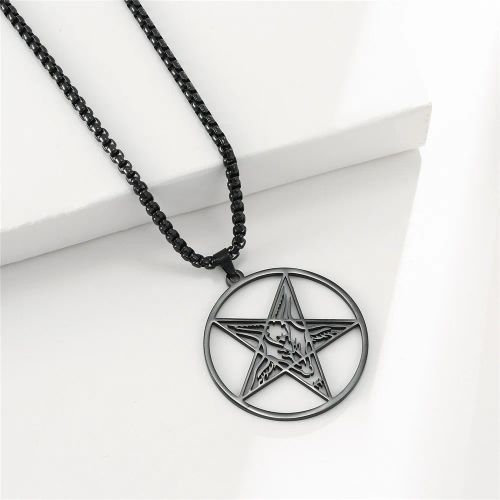Skyrim Stainless Steel Pendant Necklace - Durable & Trendy Design