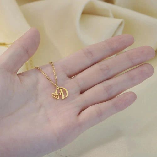 HPTOTMG Stainless Steel Pendant Necklace - Trendy & Durable Design