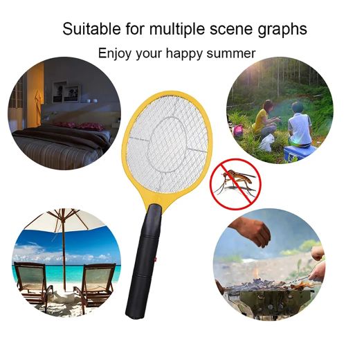 Electric Mosquito Zapper Racket - Portable Pest Control for Insects