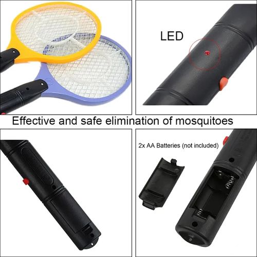 Electric Mosquito Zapper Racket - Portable Pest Control for Insects