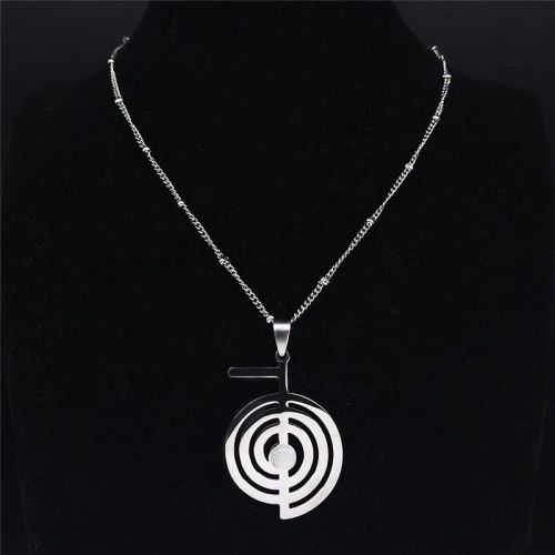 AFAWA Stainless Steel Trendy Mood Tracker Pendant Necklace