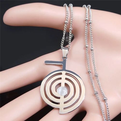 AFAWA Stainless Steel Trendy Mood Tracker Pendant Necklace