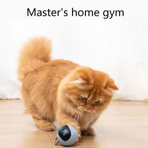 Interactive Cat Toy Ball - Automatic Obstacle Avoidance & LED Lights
