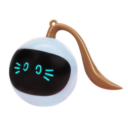 Interactive Cat Toy Ball - Automatic Obstacle Avoidance & LED Lights