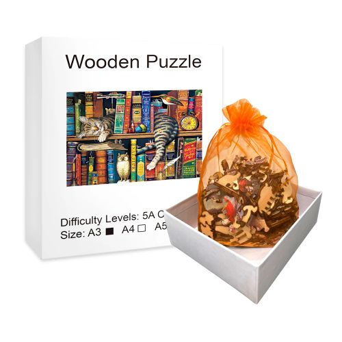 Animal Wooden Jigsaw Puzzle for Adults - Intelligence & Fun Games