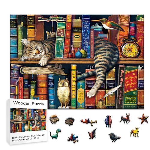 Animal Wooden Jigsaw Puzzle for Adults - Intelligence & Fun Games