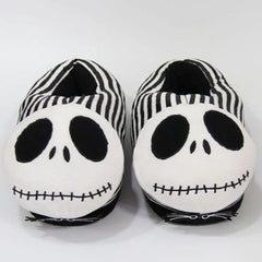 Disney Jack Skellington Plush Slippers - Soft Winter Indoor Shoes - Jack Skellington / 35-42 insole 28cm