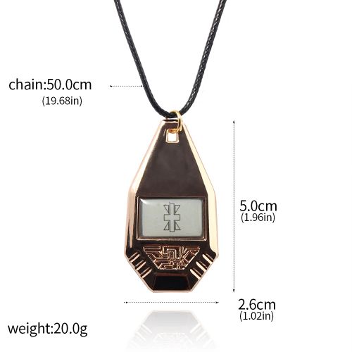 Rongji Jewellery Digimon Adventure Pendant Necklace - Trendy Gift