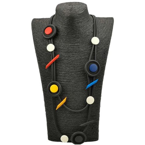 Gothic Multicolor Pendant Necklace for Trendy Fashion Lovers - colorful
