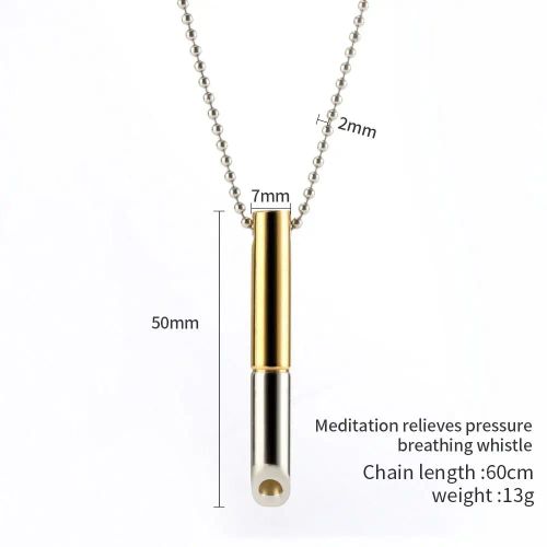 Mindful Breathing Necklace - Relaxation Aid & Stress Relief Accessory
