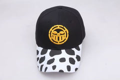 Anime Trafalgar Law Baseball Hat - Cotton Cosplay Accessory & Gift - black