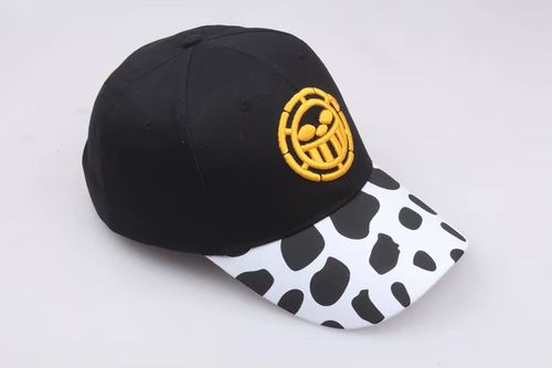 Anime Trafalgar Law Baseball Hat - Cotton Cosplay Accessory & Gift - black
