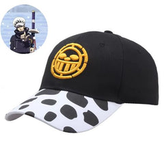 Anime Trafalgar Law Baseball Hat - Cotton Cosplay Accessory & Gift - black