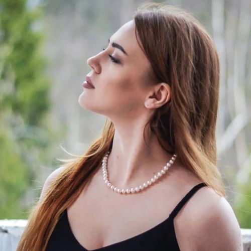 Elegant Imitation Pearl Choker Necklace - Trendy Fashion Jewellery
