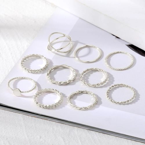 IFMIA Fashion Cross Rings Set - High Quality Geometric Cocktail Rings
