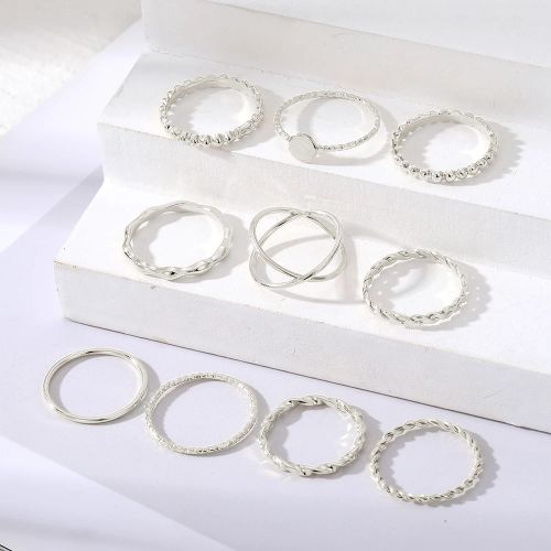 IFMIA Fashion Cross Rings Set - High Quality Geometric Cocktail Rings