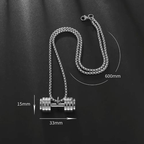 Stainless Steel Pendant Necklace - Fashionable Gift for Friends
