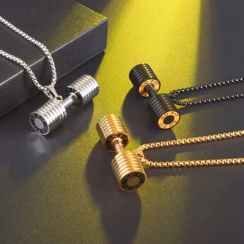 Stainless Steel Pendant Necklace - Fashionable Gift for Friends
