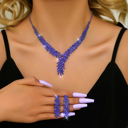 Charming Mimosa Flower Jewellery Set - Elegant Earrings & Necklace