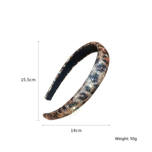 Trendy Rhinestone Geometric Headband for Elegant Occasions