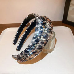 Trendy Rhinestone Geometric Headband for Elegant Occasions