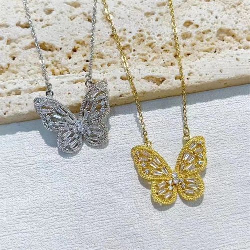 Personalised Butterfly Necklace - Classic White Stainless Steel Jewellery