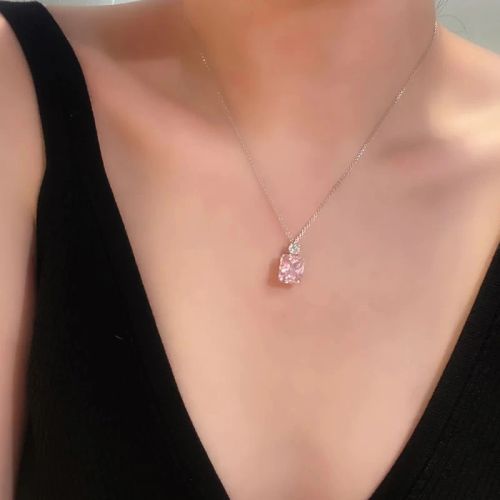 Huitan XL1013 Geometric Pendant Necklace - Trendy Fashion Accessory - 45cm / XL1013
