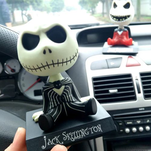 Disney Jack Skellington Bobble Head Doll - Collectible PVC Action Figure - 12cm Jack Skelington / With Box