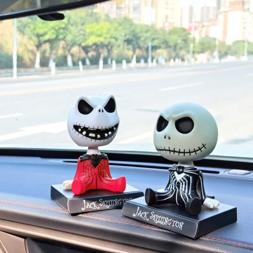 Disney Jack Skellington Bobble Head Doll - Collectible PVC Action Figure - 12cm Jack Skelington / With Box