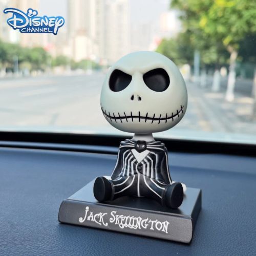 Disney Jack Skellington Bobble Head Doll - Collectible PVC Action Figure - 12cm Jack Skelington / With Box