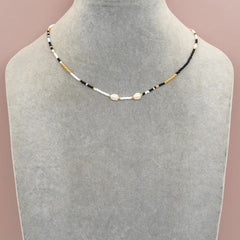 Go2Boho Handmade Geometric Glass Necklace for Stylish Occasions - ZZ-N23062002A