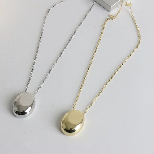 Trendy Geometric Pendant Necklace - Fashionable Zinc Alloy Accessory