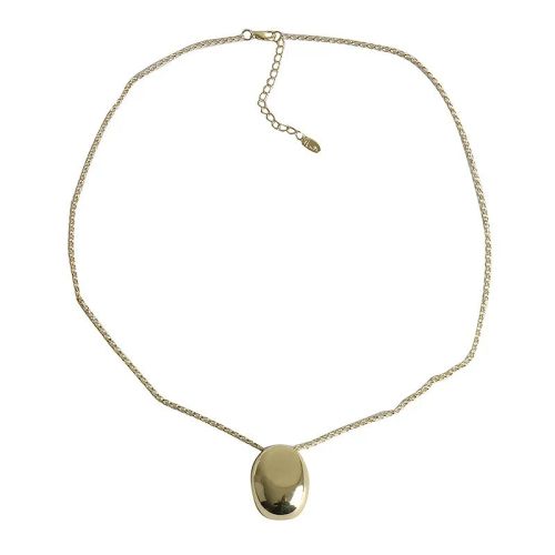 Trendy Geometric Pendant Necklace - Fashionable Zinc Alloy Accessory