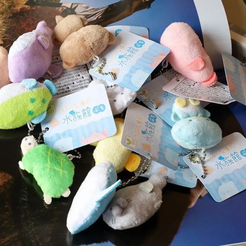 Cute Plush Animal Keychain - Multicoloured Soft Plush Decoration