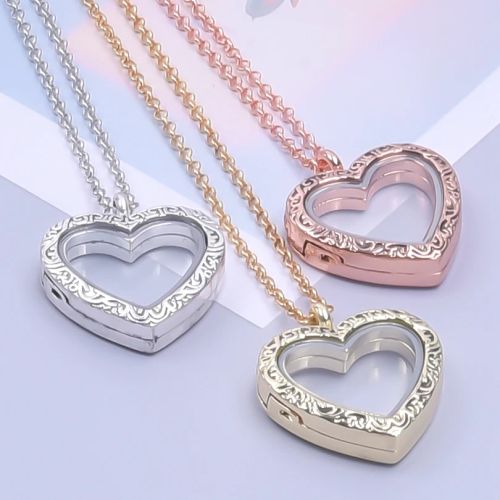 Trendy Heart-Shaped Pendant Necklace - Personalised Fashion Jewellery