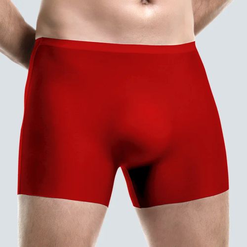Breathable Seamless Ice Silk Boxers - Plus Size Men’s Underwear
