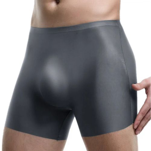 Breathable Seamless Ice Silk Boxers - Plus Size Men’s Underwear