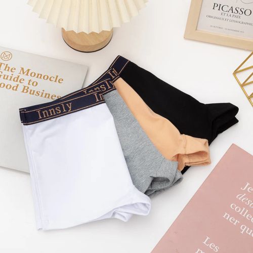 Comfortable Cotton Boyshorts - 3Pcs Set of Elastic Underwear