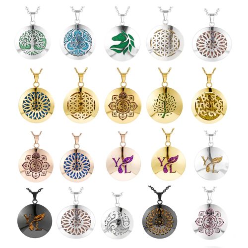 Aromatherapy Locket Necklace - Stylish Essential Oil Diffuser Pendant