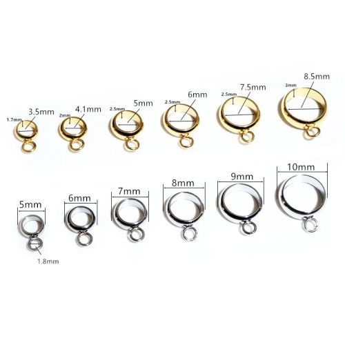 Wadsfred Stainless Steel Jump Rings & Split Rings - Durable Jewellery Findings