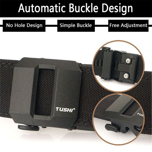 TUSHI Durable Nylon Belts - Quick Release & Adjustable - Casual Wear