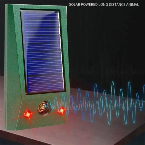 Ultrasonic Bird Repeller with LED Lights - Effective Pest Control Solution - Z116A