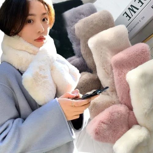 X.Z.MOONLIGH Plush Winter Scarf - Warm & Stylish Accessory