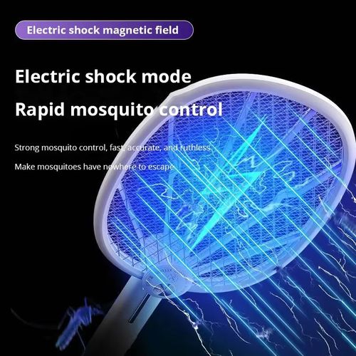 USB Rechargeable Electric Foldable Mosquito Repellent Lamp - Pest Control Device - WHITE