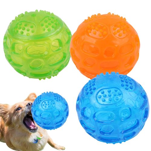Bouncy Dog Toy Ball - Bite-Resistant & Elastic for Healthy Chewing