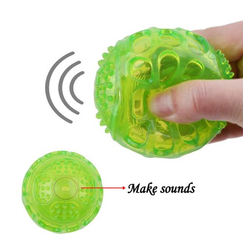 Bouncy Dog Toy Ball - Bite-Resistant & Elastic for Healthy Chewing