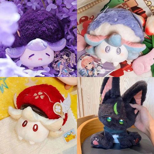 Kawaii Plush Dolls - Soft Adorable Cosplay Mascots for Fans